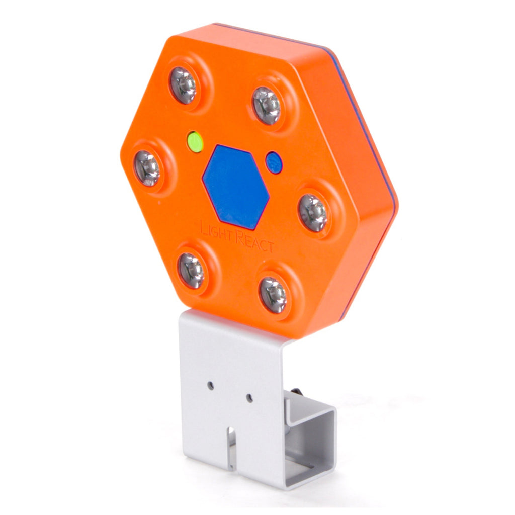 LightReact Umount for simple attachment of light flashers to t-posts, rebar, pipe, or wood stakes.